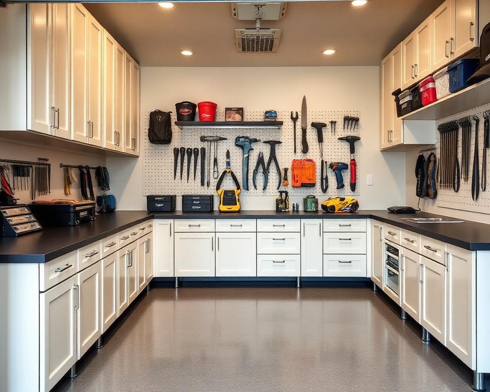 Organized luxury garage